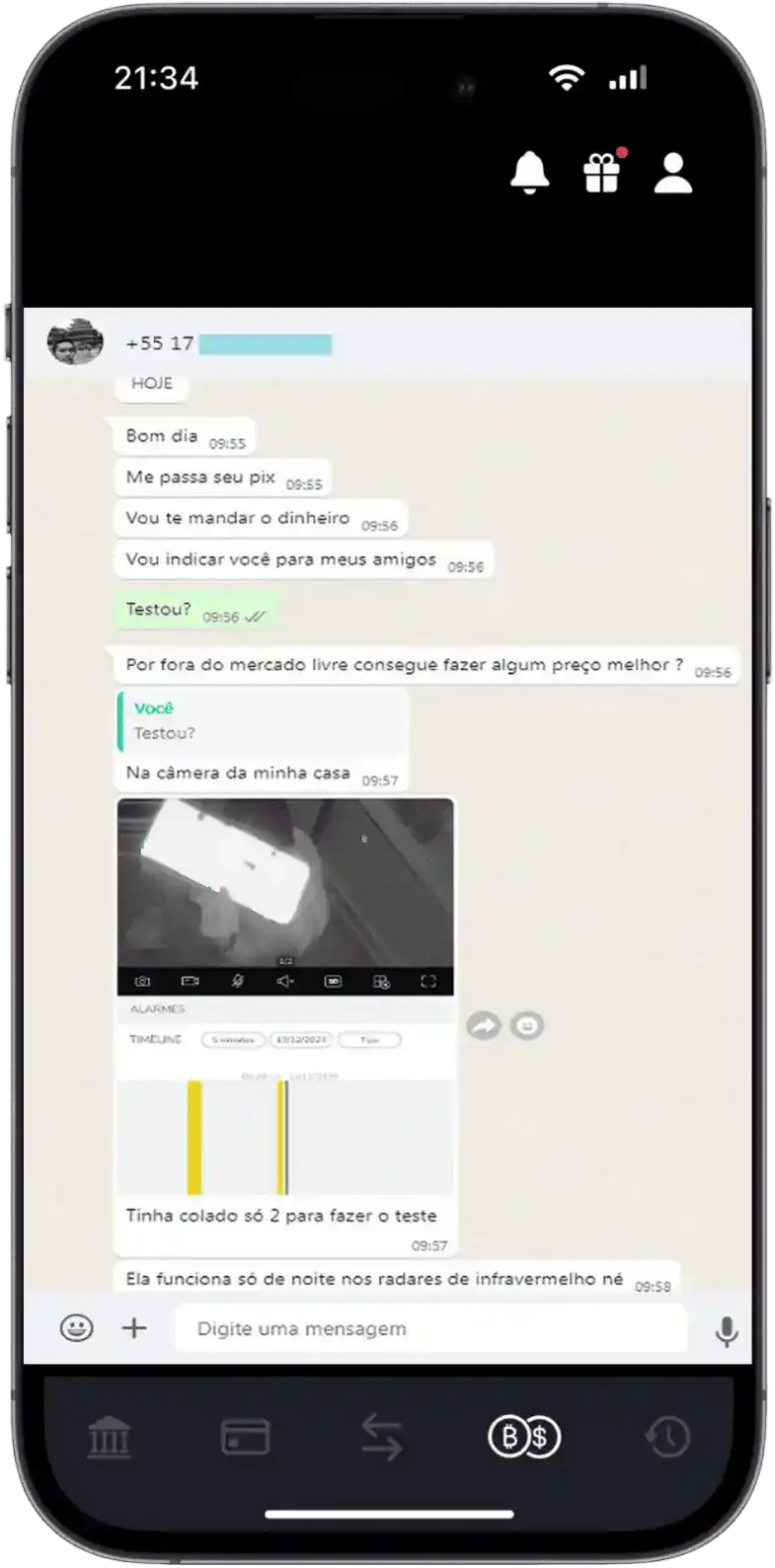 Depoimento de cliente 1
